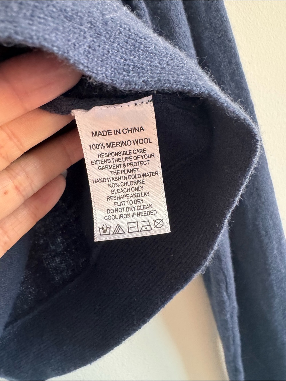 Hill House | 100% Merino Wool Navy Ballet Wrap Sweater ~ New w/ Tags Large - Picture 6 of 7